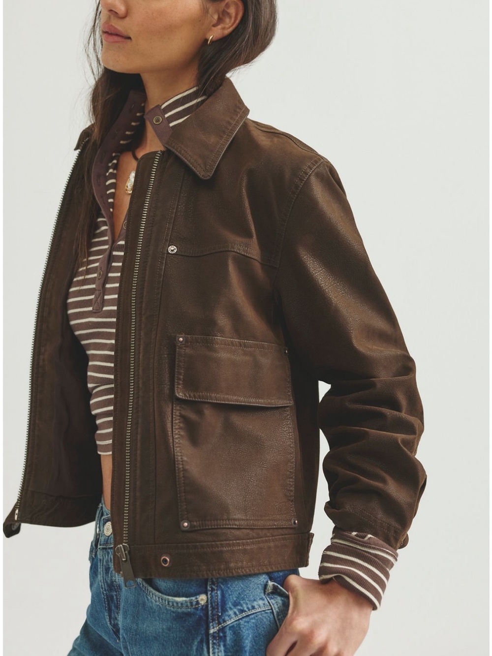 We The Free Blair Vegan Suede Jacket